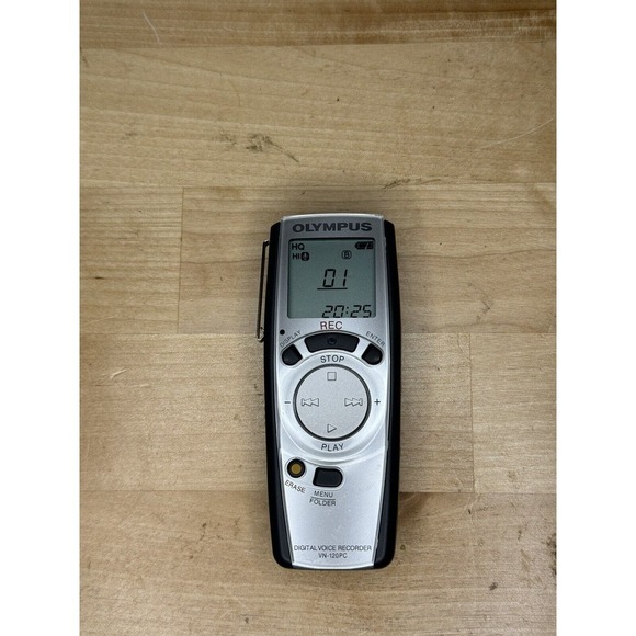 Olympus VN-120PC‎ Handheld Digital Voice Recorder Works - Picture 1 of 5